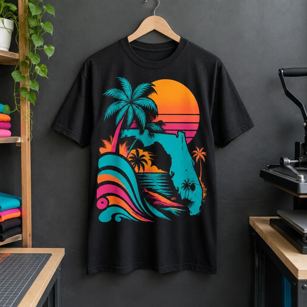 Full-color custom tee concept